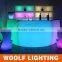 New model mobile led hotel round bar counter