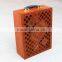 Wooden wine box with handle