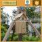 Made in China high quality antique wooden bird cage bamboo dog house,bamboo bird house with window