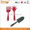 Metal kids garden tool set