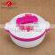 0.8L+1.5L household plastic food warmer set / food container /heat preservation