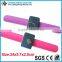 Square magnet,clear,cool,wide silicone decorative bracelet