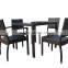 4 person ratan dining chairs with dining table