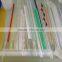 Colored acrylic plexiglass bubble cast rod