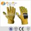 SUNNY HOPE cut resistant leather gloves with TPR for work