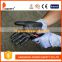 DDSAFETY 2017 High Performance Polyethylene Fiber Glass Knitted Liner Black PU Coated Cut Resistant Safety Gloves