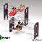 Easy to assemble stainless steel cheap plastic metal shoe rack