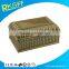 square shape antique custom metal alloy jewelry package box