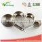 WCTS050 Stainless Steel Tools and Gadgets 4-Piece Measuring Cup Se