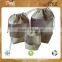 Juco drawstring bags with transperant pp sheet window