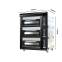 Gas Deck Oven 3 Layer 6 Tray Deck Oven Baking Equipment Pizza Oven