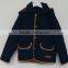 2016 Boys Navy Cotton Winter Coat