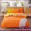 New design pretty oem beautiful pure color and pure cotton bedclothes 4pcs bed linen EML-12-W10013