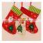 HD2030 Wholesale Snow Print Christmas Socks Christmas Gifts Decorations