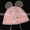 Flower Ribbon Hat with Ear Handmade Crochet Baby Pattern Clothes