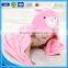 Competitive price cuddle flannel velour custom animal baby towel with hood