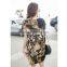 Summer Korean style plus size loose round neck short sleeve casual tiger printing 3D t shirt wholesale