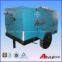 Air cooling diesel air compressor for road construction
