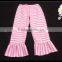 2016 polka dots capris girls 3/4 pants new pants design for girl baby icing ruffle pants