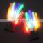 Factory direct sale halloween decorations cool masquerade led flashing finger lighting party gloves MFJ-0038