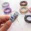 yiwu hair accessory neon color telephone elastic band