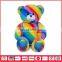 Wholesale Plush Cute Rainbow Bear Toy For Baby Gift
