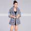 2016 womens short style mink fur coat natural sapphire fur coat