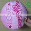 35cm pink custom five-pointed star drawing plush peach pillow