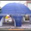 Wholesale inflatable blue air dome tent, igloo camping tent for advertising /party event