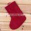 26CM Medium 3D Embroidery Cartoon Decoration and Gift Christmas Stockings with Snowflakes Printing - Snowman