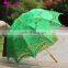 Solid Dyed Colors Battenburg Lace Victorian Wedding Umbrella Fashion Lady Lace Parasol Photo Shoot Prop Actor Umbrella