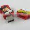 2016 New design 1gb pvc usb flash drives keychain in low price