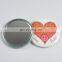 New products for promotional gifts round shape tin pocket mirror