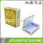 Book shaped christmas rectangle gift tin boxes custom tin cans