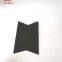 0.7mm chemical strengthened custom OEM cut to size irregular shape V shape glass with semi-transparent black color