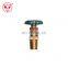 YSQ lpg gas cylinder handweel brass valve for kitchen cooking