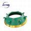 High Manganese Mantle Blow Liner Apply to Symons 7FT Cone Crusher Wear Parts