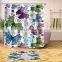 i@home home goods colorful custom wholesale butterfly printing shower curtains polyester