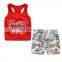 Baseball shorts kids remake boutique outfit