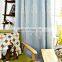 Wholesale luxury double layer one-piece decoration white embroidered sheer curtains colourful full shade blackout curtain