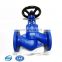DIN F4 GG25 GGG40 Body SS304 Bellow Manual Globe Valve For Water Gas
