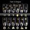 60Pcs/Jar box 3D Snowflakes Gold Metal Slices Nail Art Sequins Christmas Decorations Nail Polish Thin Sticker Designs Manicure