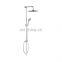 Bathroom accessory combo hand held plastic body jet shower spray set