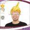 yellow cock synthetic football sports fan wigs