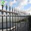 Galvanized black steel bar vanguard tubular fence for ambassador
