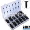 240 PCS Car Rivet Trim Clip Panel Universal Mixed Auto Fastener