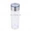 Cheap 500ML double wall insulated glass water bottle with tea infuser for office