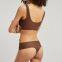 Ladies' santoni seamless knit quick dry & wicking solid support sports bra.