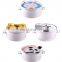 Children's instant noodle bowl with lid creative household Japanese anti-scalding cartoon ceramic bowl set with handle