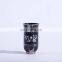 Contemporary Nordic Black Abstract Face Porcelain Ceramic Vase Indoor Florero
